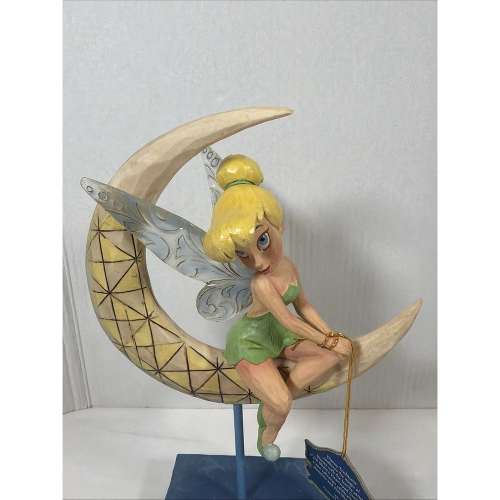 Jim Shore Walt Disney Showcase Moonlight And Magic Tinker Bell Figurine 4010219 - Picture 2 of 12